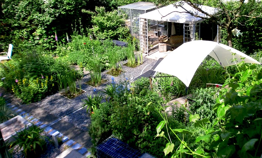 Geometrischer Hausgarten